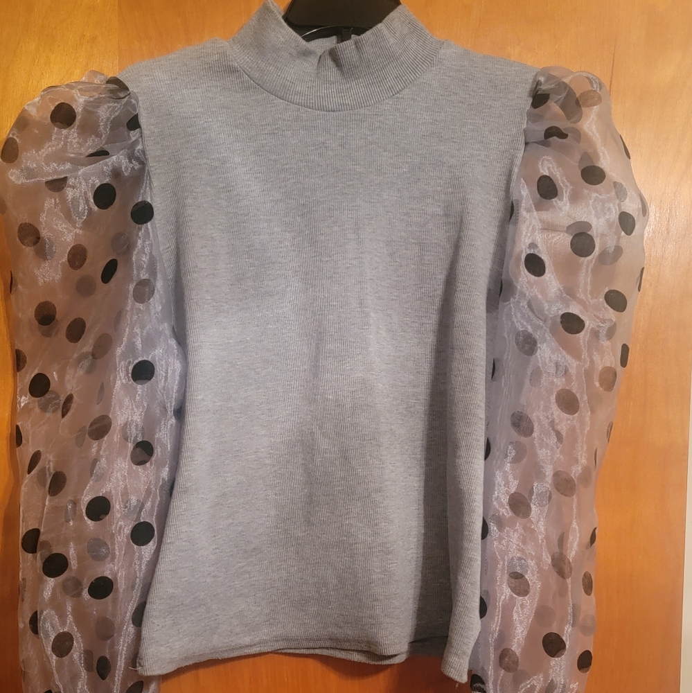 SHEIN, size large, grey